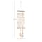 White Capiz shell Coastal Windchime, 20"